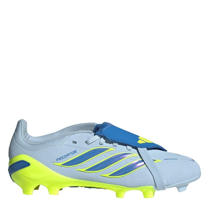 Adidas Boys Blue Predator Elite Fold Over Tongue Firm Ground Football Boots  in Size 5.5, Sports Direct