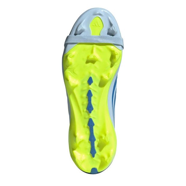 Blue/Yellow - adidas - Predator Elite Fold Over Tongue Firm Ground Football Boots Juniors