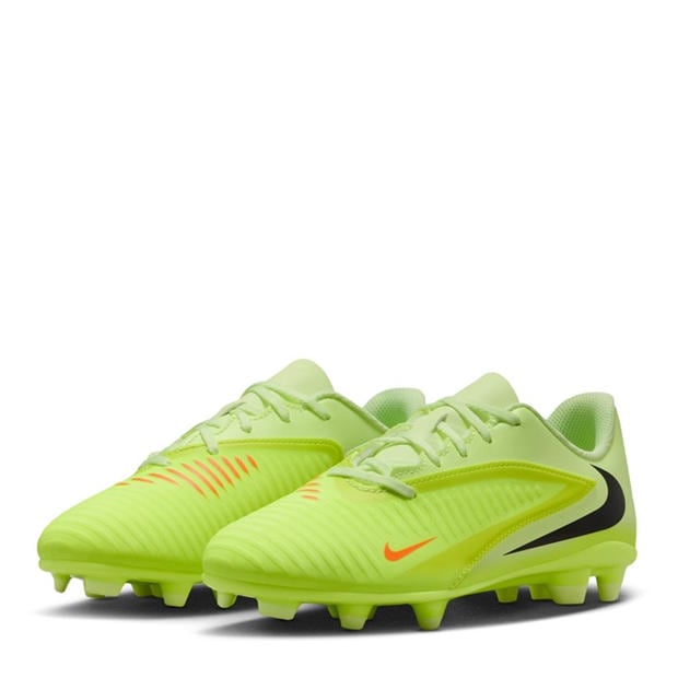 Volt/Rosu - Nike - Phantom 6 Club Juniors Multi Ground Football Boots