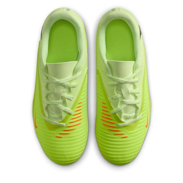 Volt/Rosu - Nike - Phantom 6 Club Juniors Multi Ground Football Boots