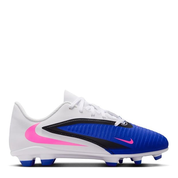 Blue/Wht/Pink - Nike - Phantom 6 Club Juniors Multi Ground Football Boots