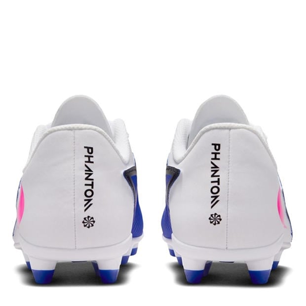 Blue/Wht/Pink - Nike - Phantom 6 Club Juniors Multi Ground Football Boots