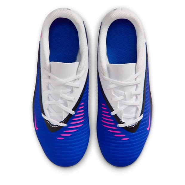 Blue/Wht/Pink - Nike - Phantom 6 Club Juniors Multi Ground Football Boots