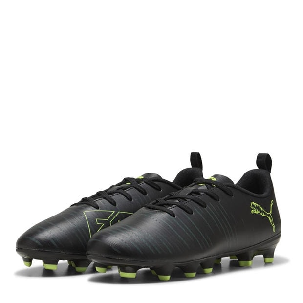 Blk-FL-GrnTrrn - Puma - Unisex Kids' Future 8 Play Firm Ground Football Boots