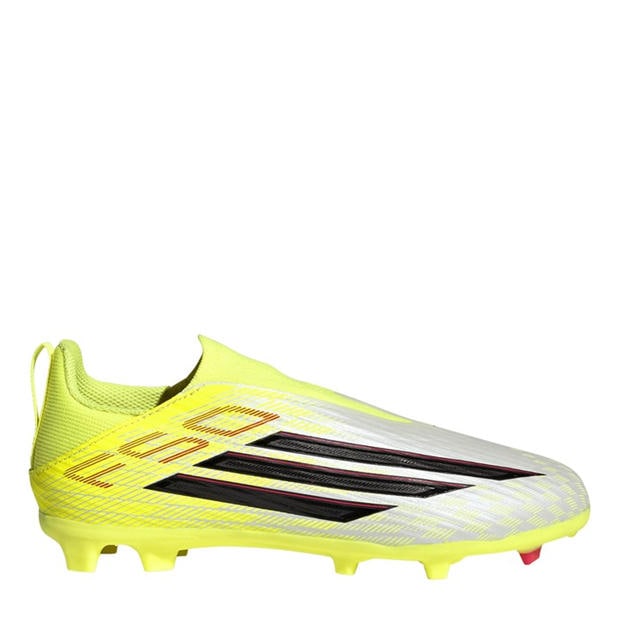 Solar Yellow - adidas - F50 League Laceless Juniors Firm Ground Football Boots