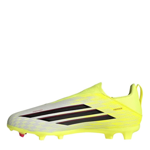 Solar Yellow - adidas - F50 League Laceless Juniors Firm Ground Football Boots
