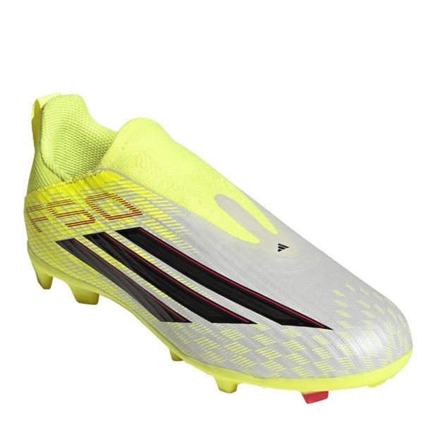 Solar Yellow - adidas - F50 League Laceless Juniors Firm Ground Football Boots