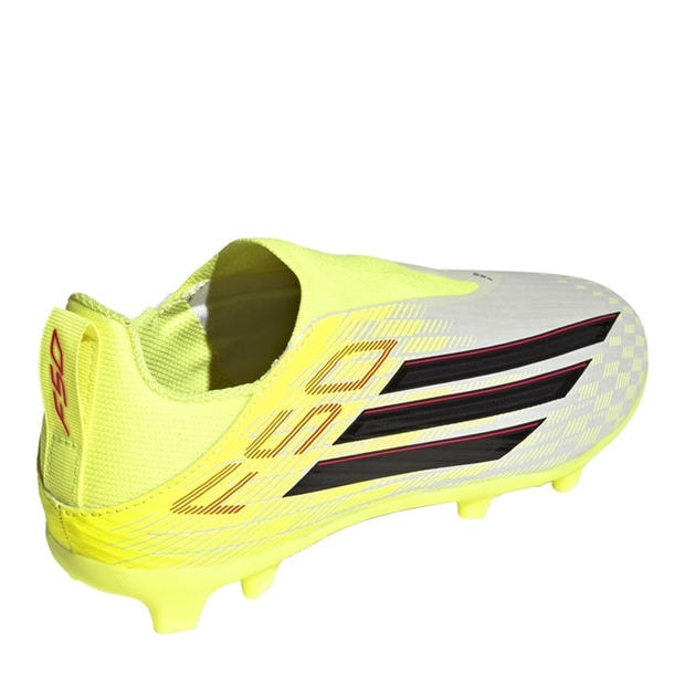 Solar Yellow - adidas - F50 League Laceless Juniors Firm Ground Football Boots