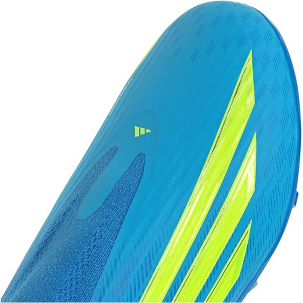 Blue/Yellow - adidas - F50 League Laceless Juniors Firm Ground Football Boots