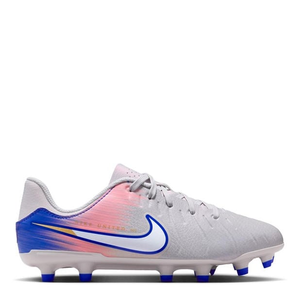 Сиво/Синьо - Nike - Tiempo Legend 10 Academy Juniors Firm Ground Football Boots