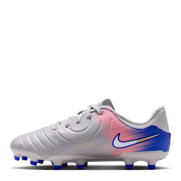 Сиво/Синьо - Nike - Tiempo Legend 10 Academy Juniors Firm Ground Football Boots