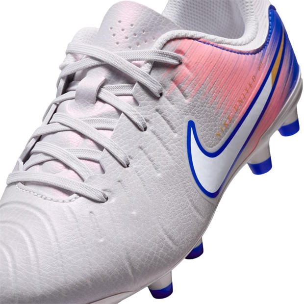 Сиво/Синьо - Nike - Tiempo Legend 10 Academy Juniors Firm Ground Football Boots
