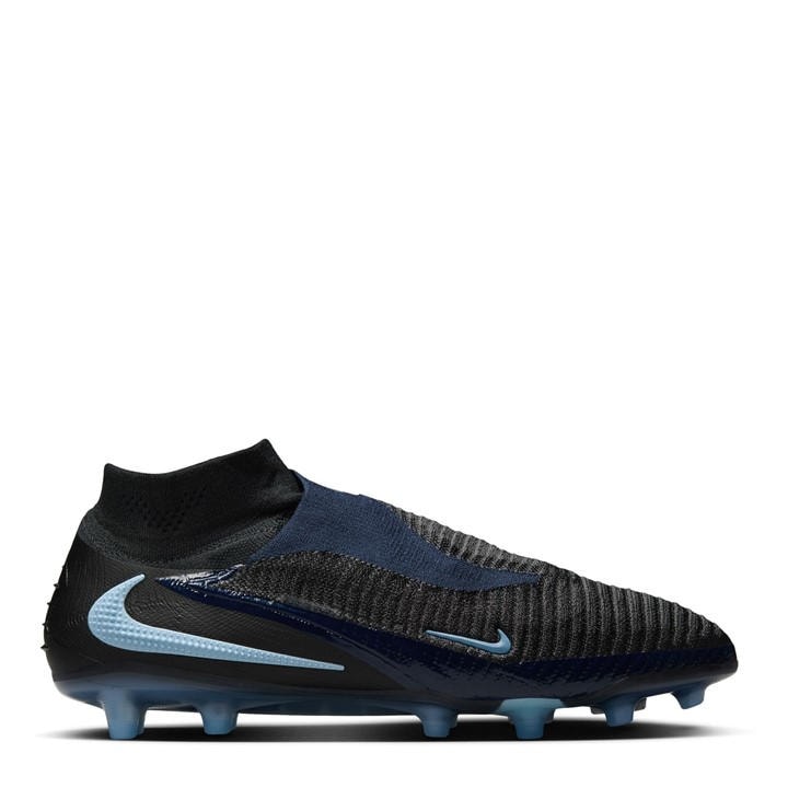 Nike  Kids Black Kids' Phantom 6 High Elite Ag-Pro Firm Ground Football Boot in Size 5.5, Sports Direct