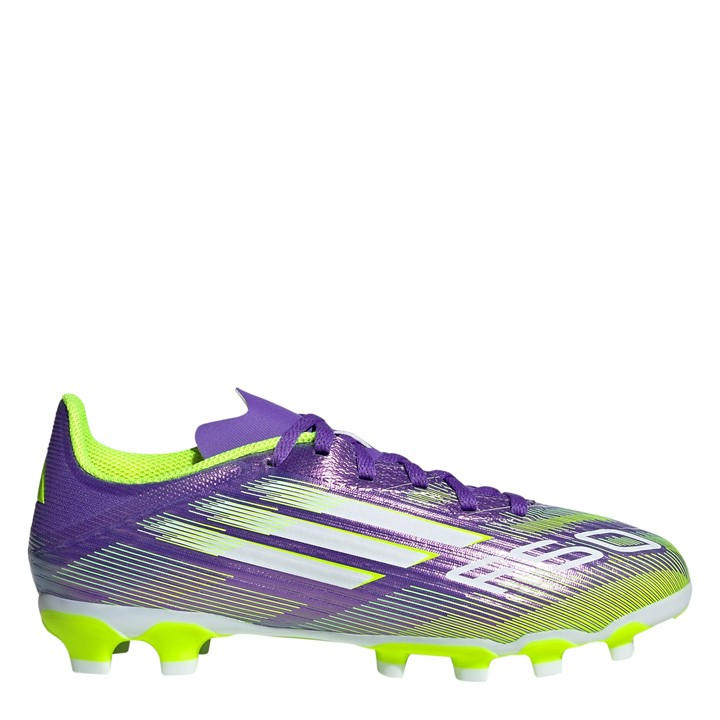 Adidas Boys Purple F50 League  -Ground Football Boots in Size 5.5, Sports Direct