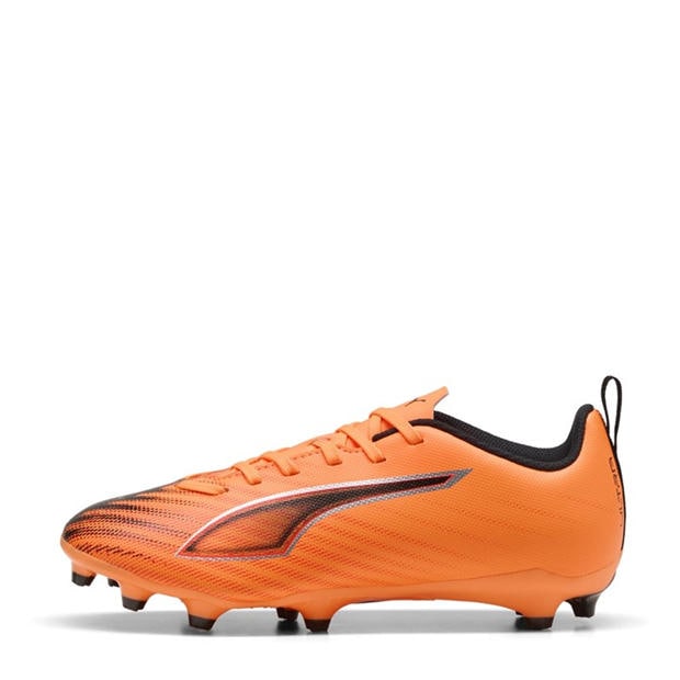 Оранжево/Черно - Puma - Ultra 6 Match Juniors Firm Ground Football Boots