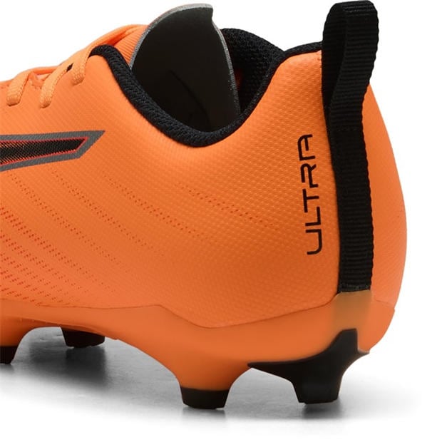 Оранжево/Черно - Puma - Ultra 6 Match Juniors Firm Ground Football Boots
