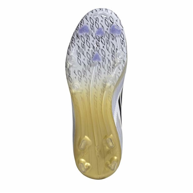 Ftwr White/Core - adidas - Kids' F50 Elite Mid Firm Ground Football Boot