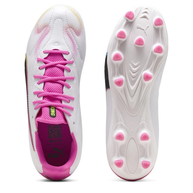 Poison Pink - Puma - Kids PUMA King Match Firm Ground Football Boots