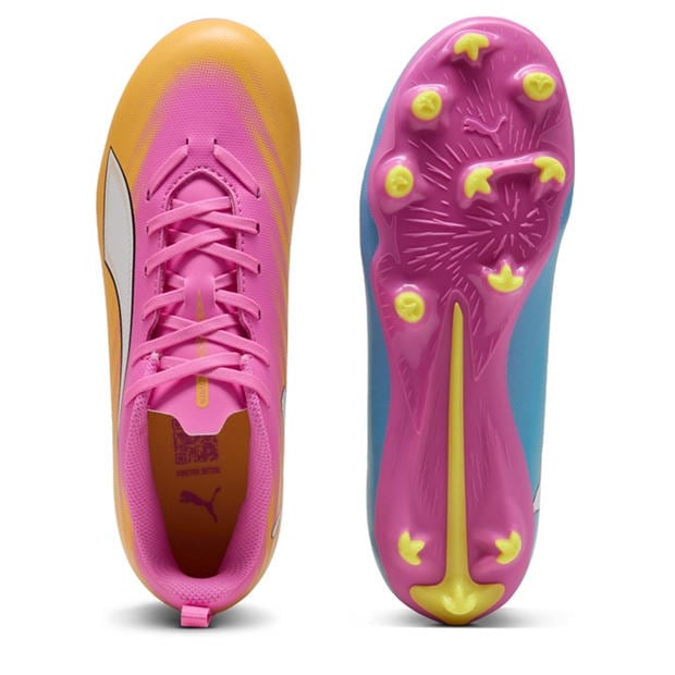 Poison Pink - Puma - Kids PUMA Ultra 5 Play Firm Ground Football Boots