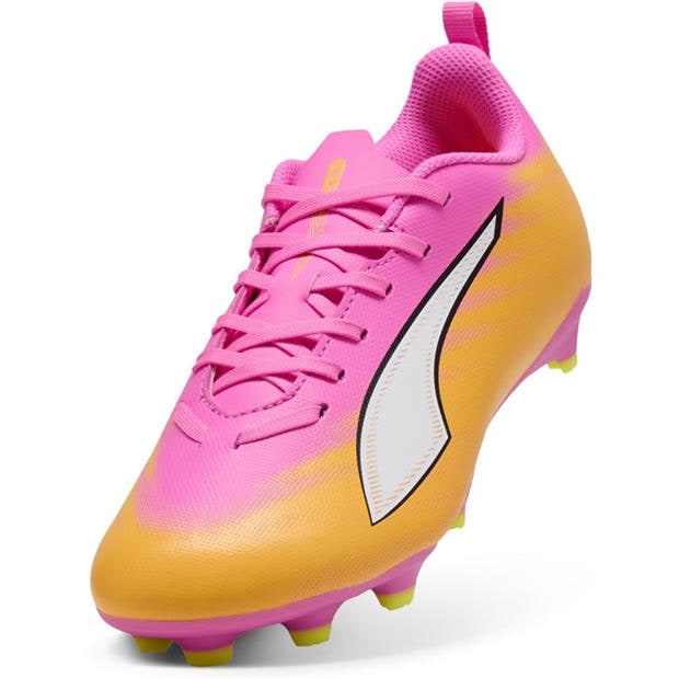 Poison Pink - Puma - Kids PUMA Ultra 5 Play Firm Ground Football Boots