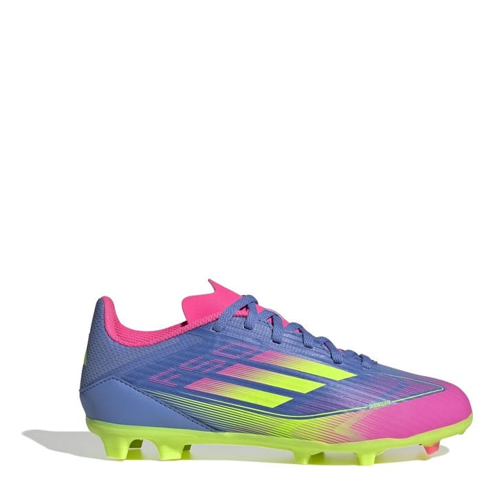Adidas Boys Blue F50 League Junior Firm Ground Football Boots Size 3
