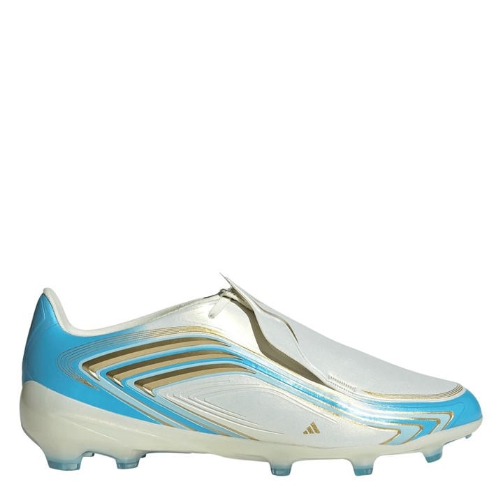 Adidas Boys White F50 Hyperfast Elite Firm Ground Football Boots  in Size 5, Sports Direct