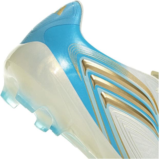 Cream/Blu/Gold - adidas - F50 HYPERFAST ELITE Firm Ground Football Boots Juniors