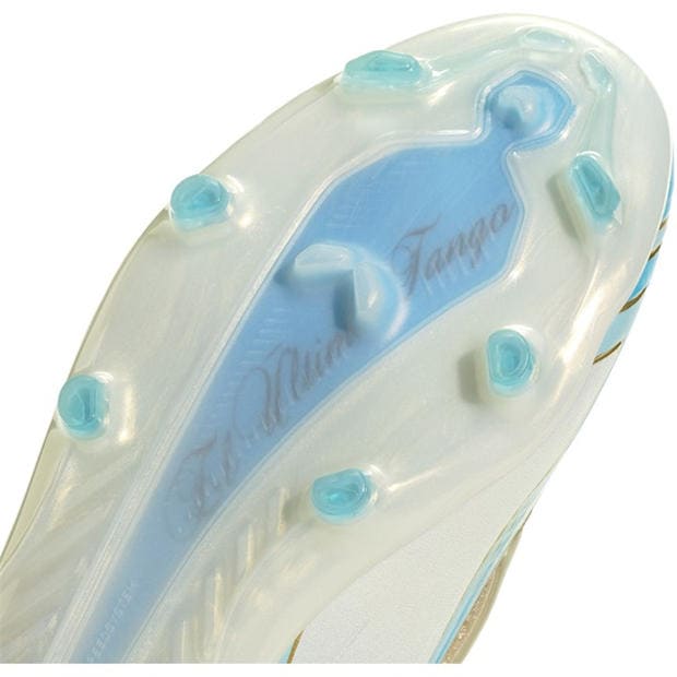 Cream/Blu/Gold - adidas - F50 HYPERFAST ELITE Firm Ground Football Boots Juniors