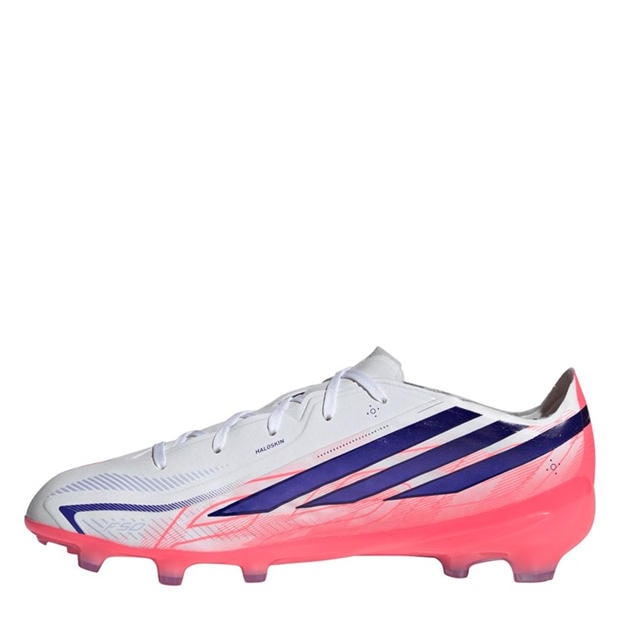 White/Coral - adidas - F50 HYPERFAST ELITE Firm Ground Football Boots Juniors