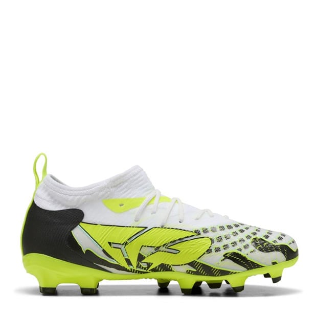 Mint/White - Puma - Future 8 Match Artificial Ground Football Boots Juniors