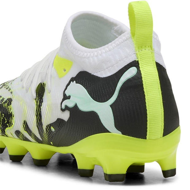 Mint/White - Puma - Future 8 Match Artificial Ground Football Boots Juniors