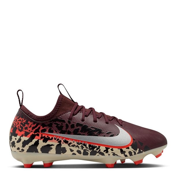 Burgundy/Print - Nike - Zoom Mercurial Vapor 16 Juniors Firm Ground Football Boots