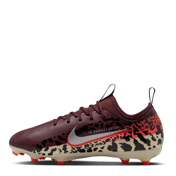 Burgundy/Print - Nike - Zoom Mercurial Vapor 16 Juniors Firm Ground Football Boots