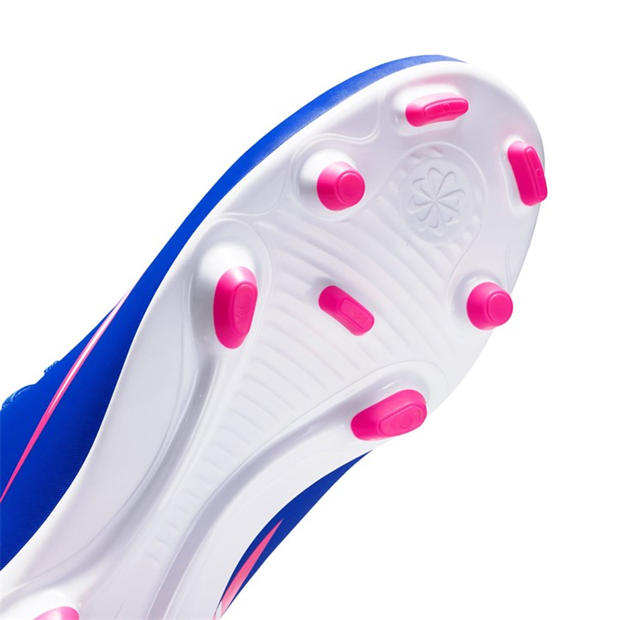 Blue/Wht/Pink - Nike - Mercurial Superfly 10 Junior Firm Ground Football Boots
