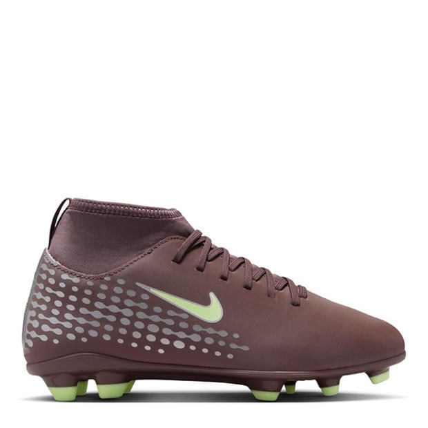 Plum/Silver - Nike - Mercurial Superfly 10 Junior Firm Ground Football Boots
