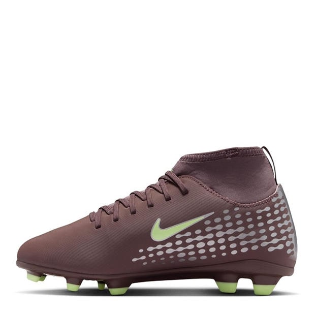 Plum/Silver - Nike - Mercurial Superfly 10 Junior Firm Ground Football Boots