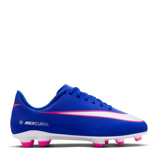 Blue/Wht/Pink - Nike - Mercurial Vapor 16 Club Juniors Firm Ground Football Boots