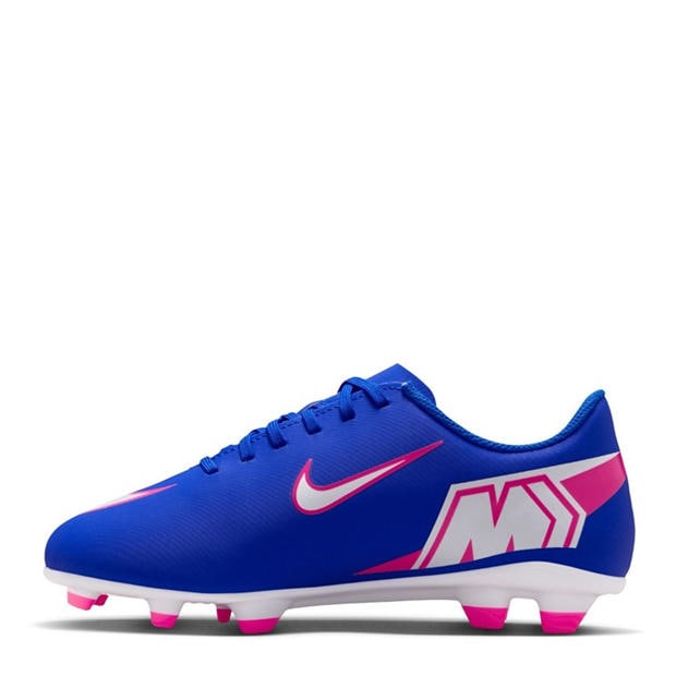 Blue/Wht/Pink - Nike - Mercurial Vapor 16 Club Juniors Firm Ground Football Boots