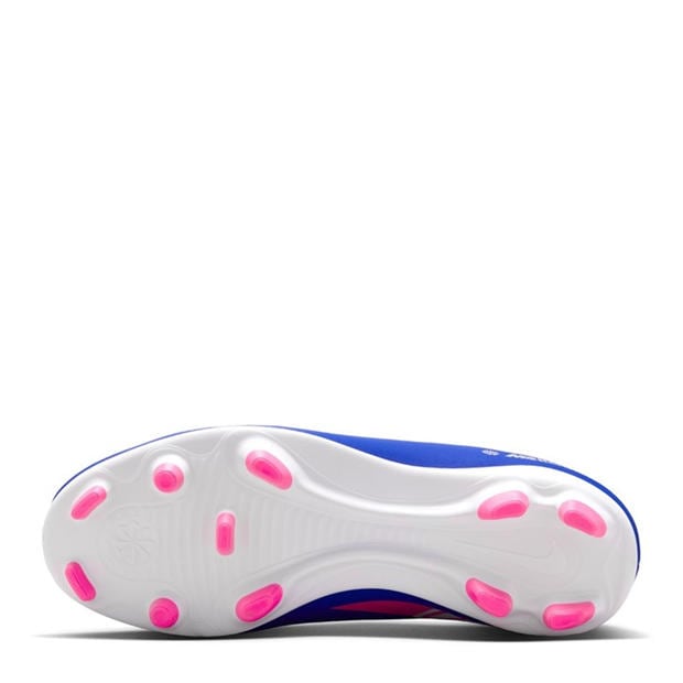 Blue/Wht/Pink - Nike - Mercurial Vapor 16 Club Juniors Firm Ground Football Boots