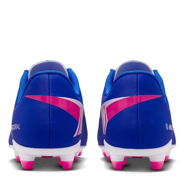 Blue/Wht/Pink - Nike - Mercurial Vapor 16 Club Juniors Firm Ground Football Boots