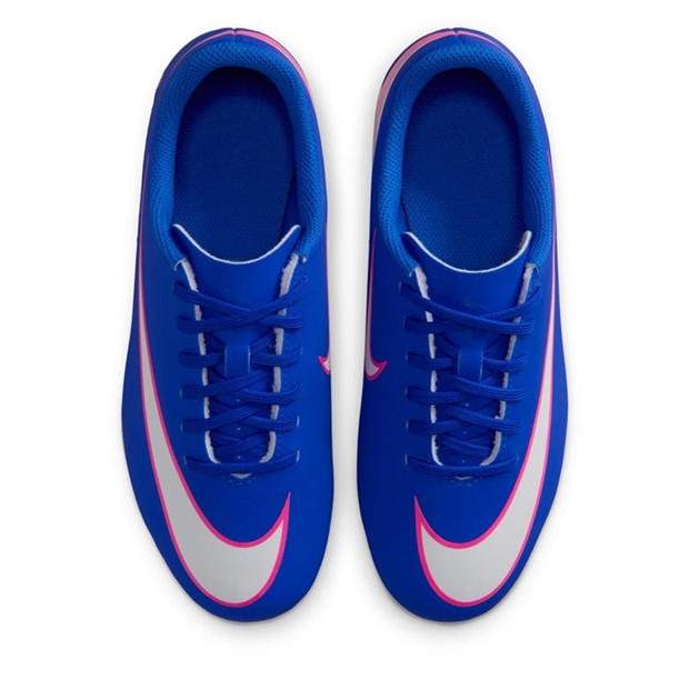 Blue/Wht/Pink - Nike - Mercurial Vapor 16 Club Juniors Firm Ground Football Boots