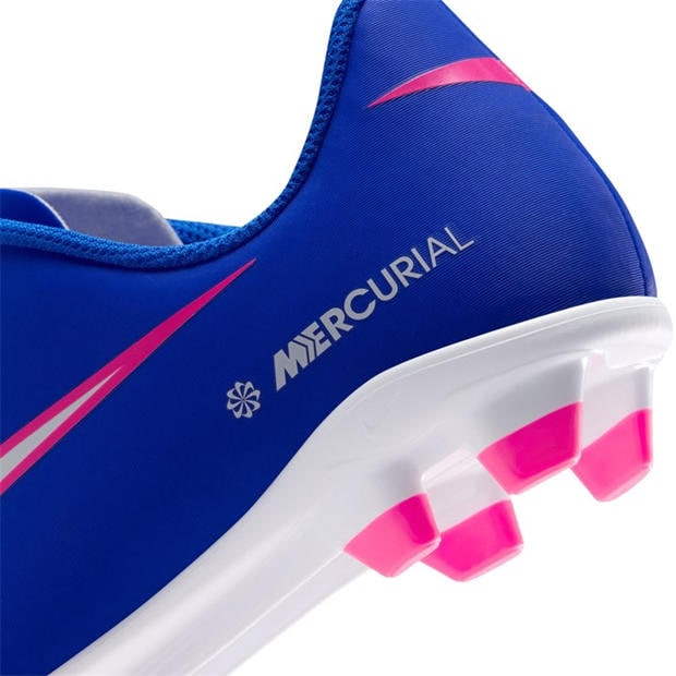Blue/Wht/Pink - Nike - Mercurial Vapor 16 Club Juniors Firm Ground Football Boots