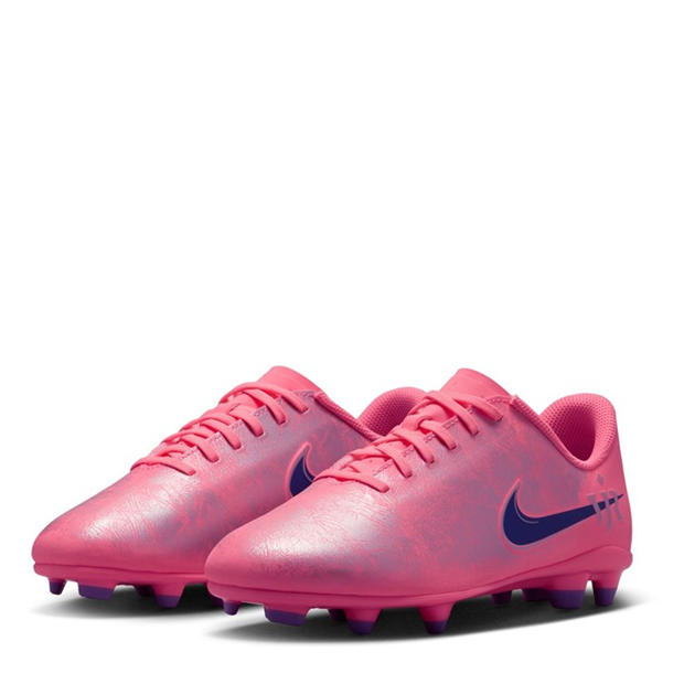 Pink/Black - Nike - Mercurial Vapor 16 Club Juniors Firm Ground Football Boots