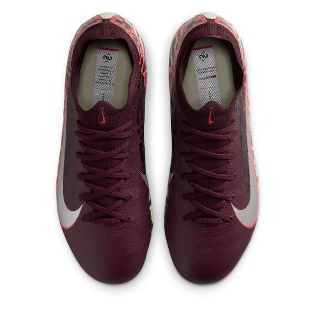 Burgundy/Print - Nike - Mercurial Vapor 16 Pro Juniors Firm Ground Football Boots