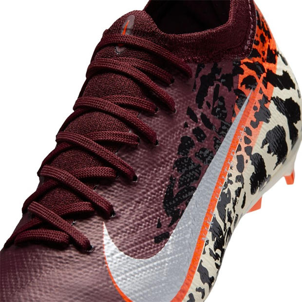 Burgundy/Print - Nike - Mercurial Vapor 16 Pro Juniors Firm Ground Football Boots