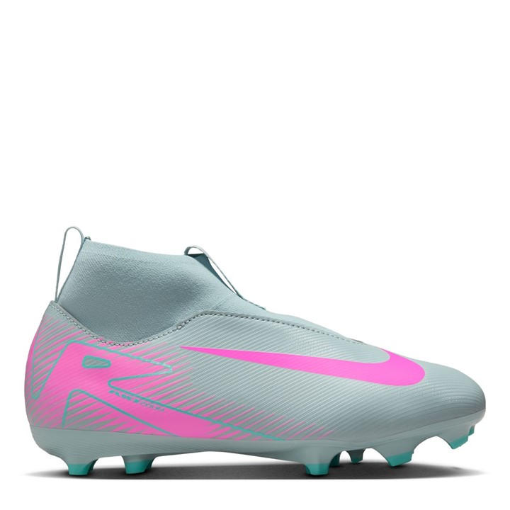 Nike Boys Grey Zoom Mercurial Superfly 10 Academy  Firm Ground Football Boots in Size 2, Sports Direct