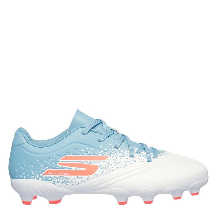 Skechers Boys White Razor  Firm Ground Football Boots in Size 2, Sports Direct