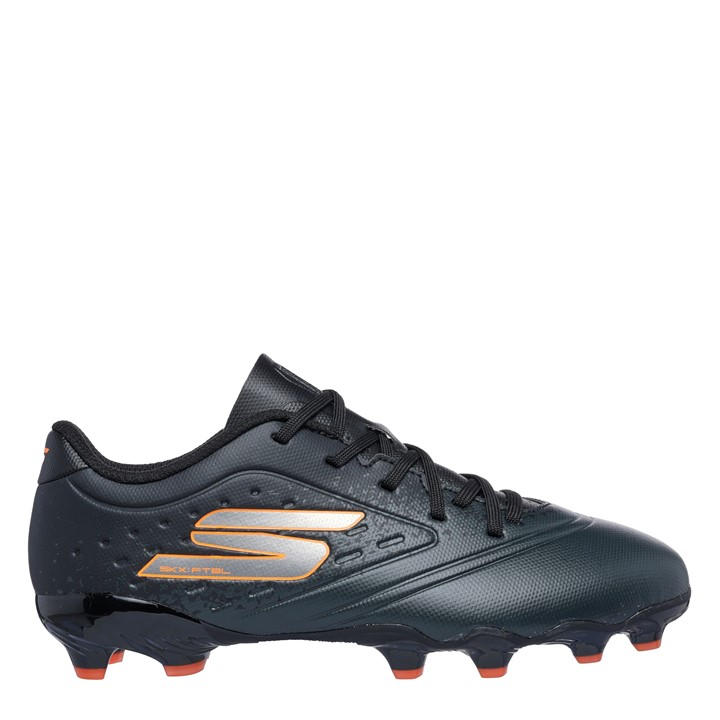 Skechers Boys Black Razor  Firm Ground Football Boots in Size 4, Sports Direct