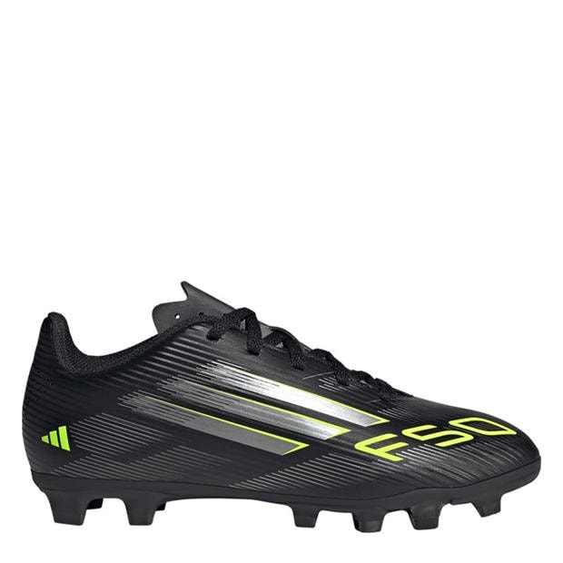 Čierna/citrón - adidas - F50 Club Juniors Firm Ground Football Boots