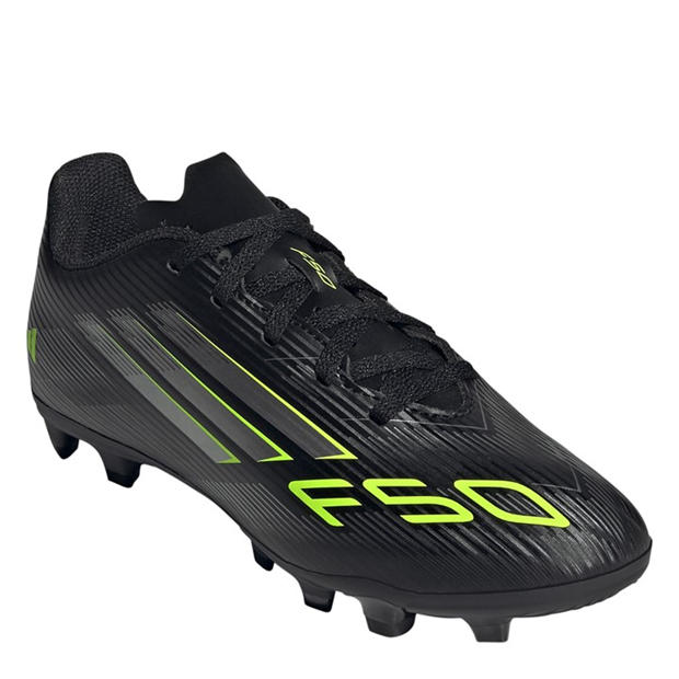 Čierna/citrón - adidas - F50 Club Juniors Firm Ground Football Boots